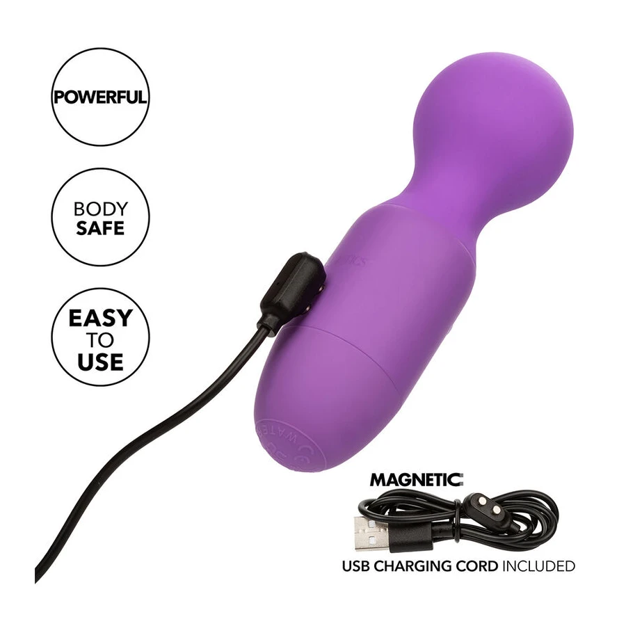 CALEXOTICS - FIRST TIME MASSEUR RECHARGEABLE 10 VIBRATIONS VIOLET